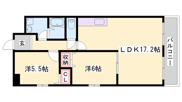 ハイツマエダⅡの物件間取画像